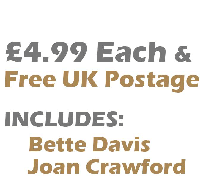 Bette & Joan 2 Card Set £6.99 Includes Bette Davis &Joan Crawford Cards 